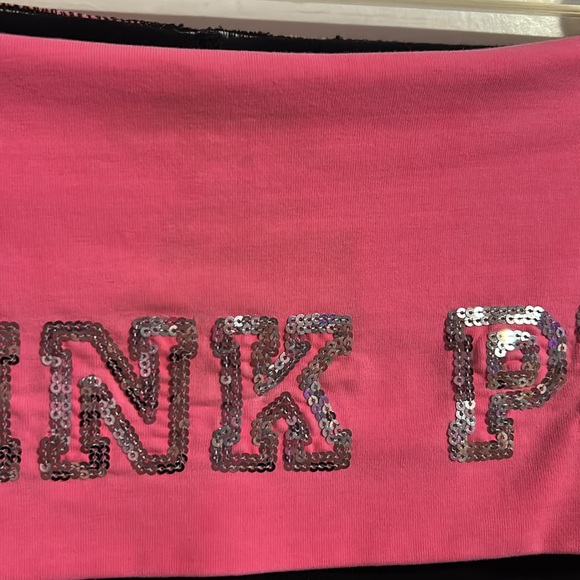 Pink VS Fold over flare yoga pants - Picture 6 of 7